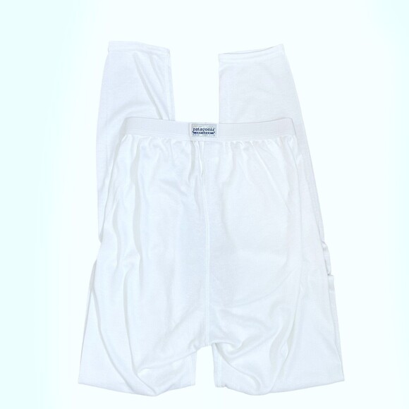 Vintage 80s RARE Patagonia White Label Capilene Thermal Pants Made in USA Medium - Picture 2 of 13